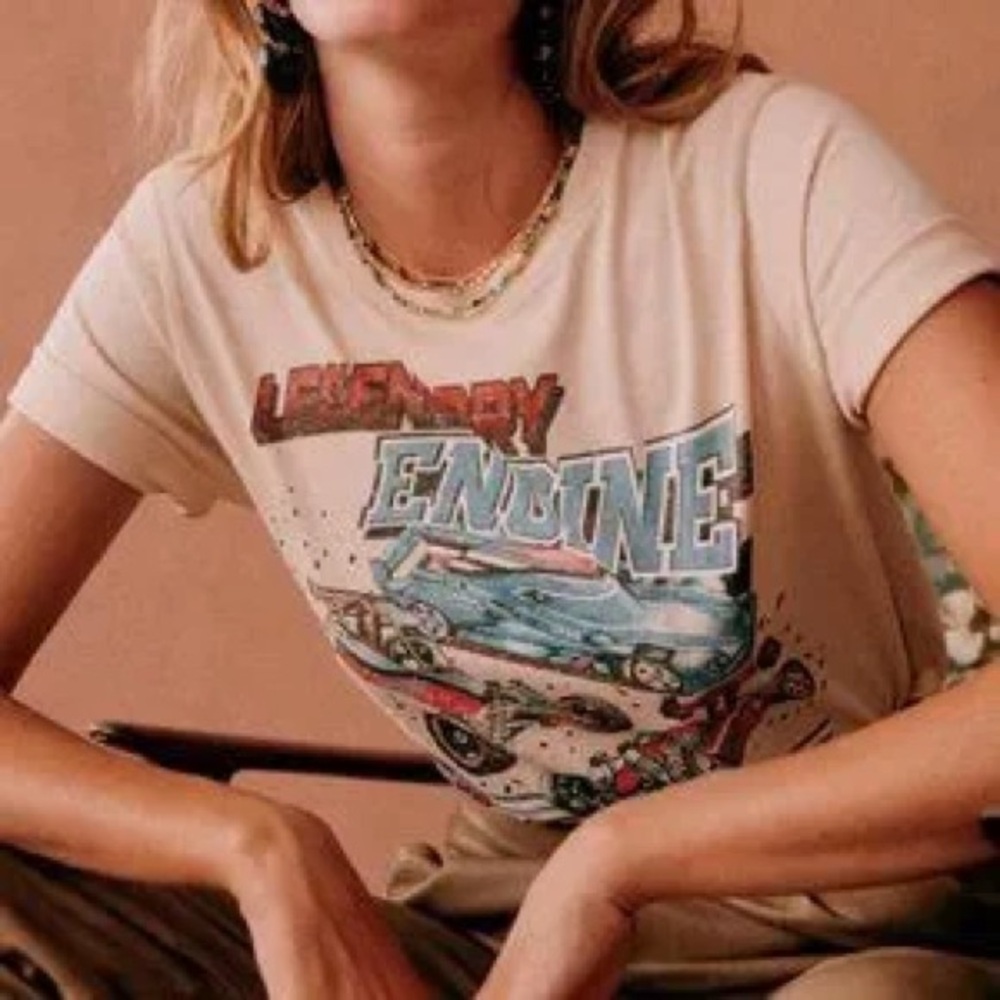 Sezane Legendary Engine T shirt Small